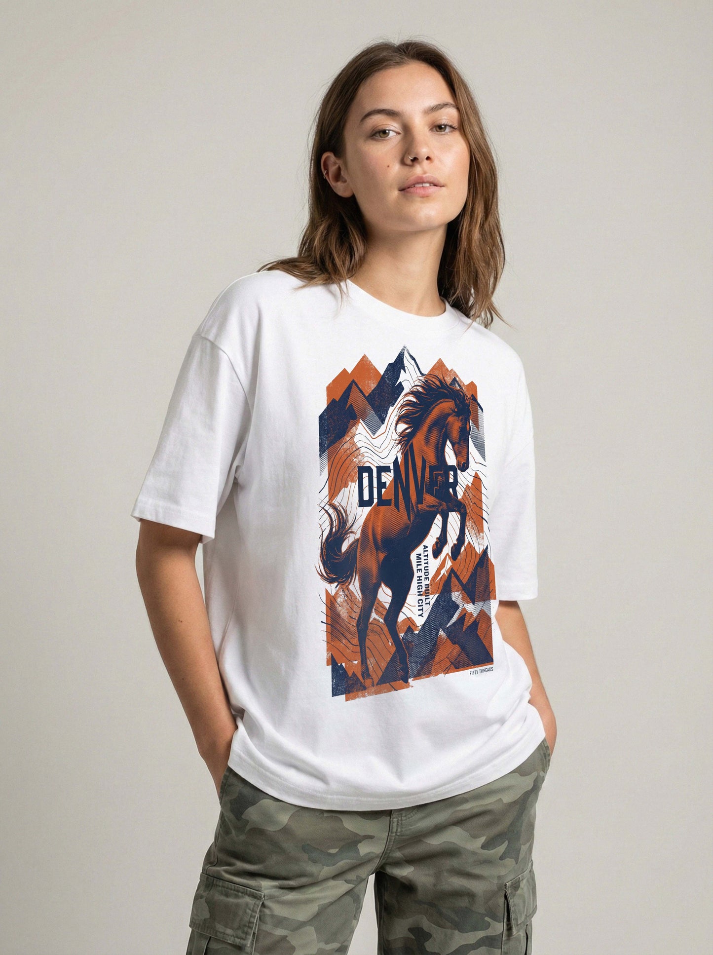 Mile High Stampede Premium Heritage Tee